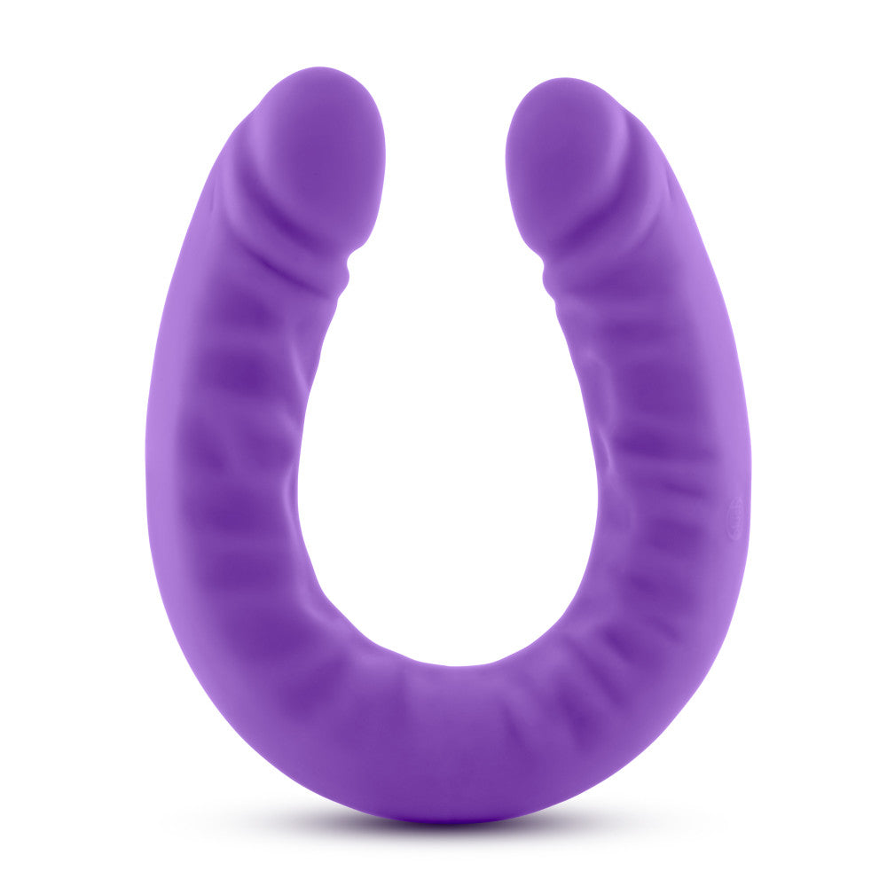 18-inch U-shaped silicone double dildo for G-spot and double penetration play; body-safe and hypoallergenic.
18-inch silicone dildo, double penetration dildo, G-spot silicone dildo, Purio silicone dildo, U-shaped double dildo, realistic silicone dildo, UltraSilk smooth dildo, body-safe silicone dildo, hypoallergenic double dildo, Blush Novelties Ruse, flexible double dildo, water-based lube safe dildo, long double-ended dildo