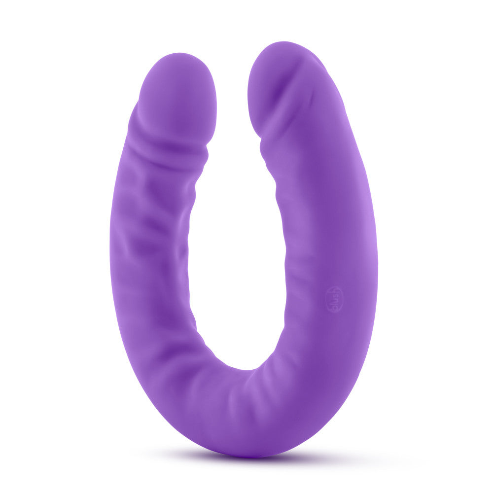18-inch U-shaped silicone double dildo for G-spot and double penetration play; body-safe and hypoallergenic.
18-inch silicone dildo, double penetration dildo, G-spot silicone dildo, Purio silicone dildo, U-shaped double dildo, realistic silicone dildo, UltraSilk smooth dildo, body-safe silicone dildo, hypoallergenic double dildo, Blush Novelties Ruse, flexible double dildo, water-based lube safe dildo, long double-ended dildo