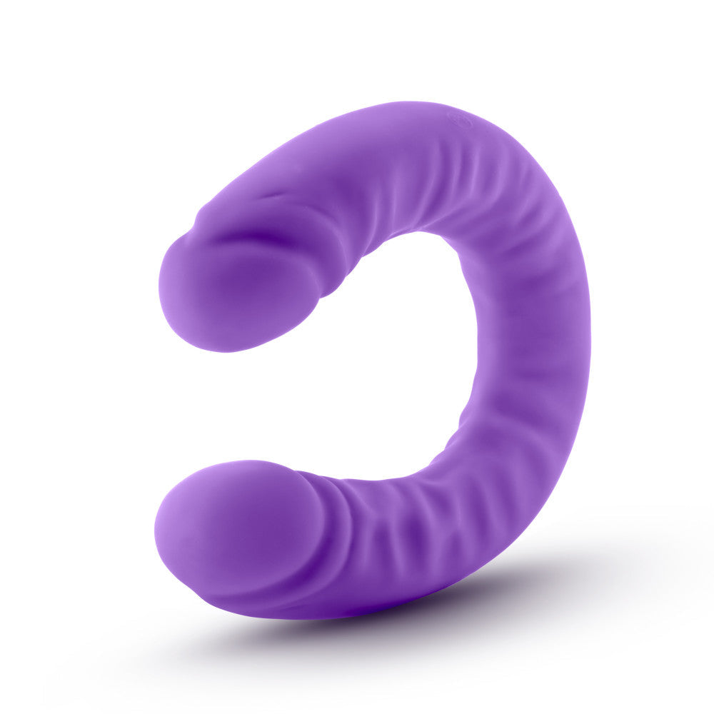 18-inch U-shaped silicone double dildo for G-spot and double penetration play; body-safe and hypoallergenic.
18-inch silicone dildo, double penetration dildo, G-spot silicone dildo, Purio silicone dildo, U-shaped double dildo, realistic silicone dildo, UltraSilk smooth dildo, body-safe silicone dildo, hypoallergenic double dildo, Blush Novelties Ruse, flexible double dildo, water-based lube safe dildo, long double-ended dildo