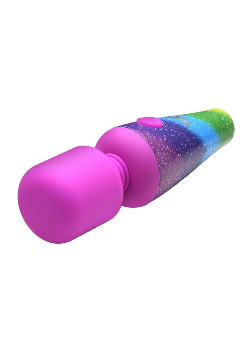 Bang! Rainbow Mini Wand, a compact rechargeable silicone vibrator with 3 speeds, 7 patterns, a flexible neck, and vibrant rainbow design.
Bang! Rainbow Mini Wand, rechargeable mini wand, compact silicone vibrator, 3-speed vibrating wand, 7-pattern mini massager, travel-friendly vibrator, rainbow silicone wand, flexible neck massager, body-safe mini vibrator, cordless mini wand vibrator