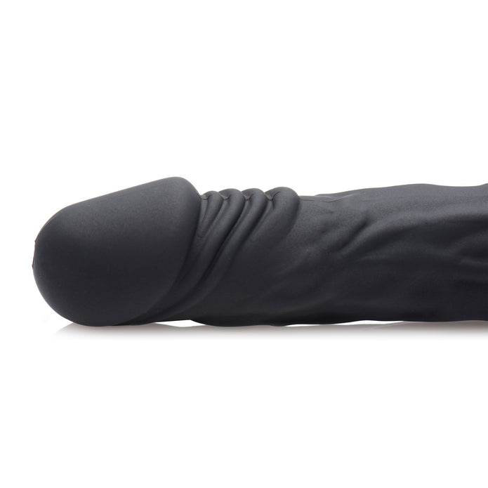 Black silicone lubricant launcher with realistic mini penis shape, finger loop design, and XL 10mL capacity for easy, precise application.
Silicone Lube Launcher, realistic lube applicator, silicone lube injector, Master Series lube shooter, one-handed lubricant launcher, precise lubricant applicator, XL capacity lube shooter, premium silicone lube tool, lube applicator for anal toys, realistic mini dick applicator.