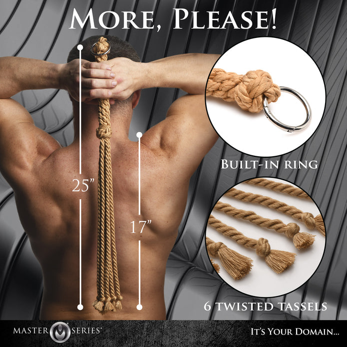 Swashbuckler Rope Flogger ♥ Master Series
