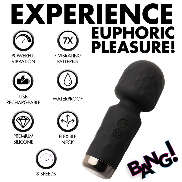 Mini Wand Vibrator with 3 speeds, 7 patterns, flexible neck, premium silicone, and splashproof design.
Keywords: Mini Wand Vibrator, compact wand vibrator, travel-friendly vibrator, small wand massager, 3-speed wand vibrator, 7-pattern mini vibrator, flexible neck vibrator, phthalate-free silicone wand, splashproof wand massager, USB rechargeable vibrator, portable wand vibrator.