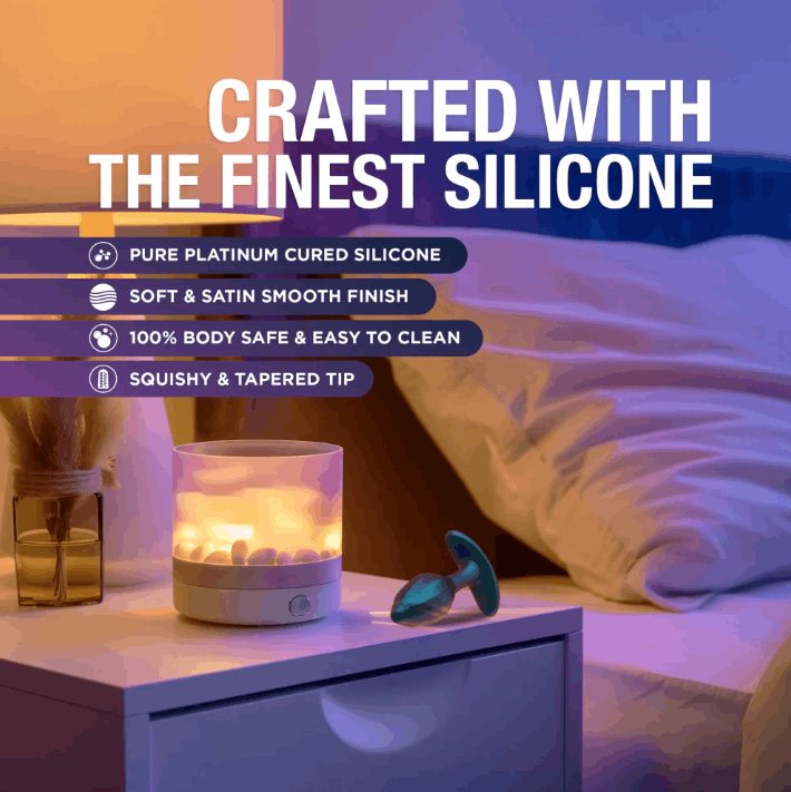 Anal Adventures Matrix Cosmos: 3-piece anal plug kit with vibrating plug, wireless remote, body-safe silicone, and customizable vibration modes.