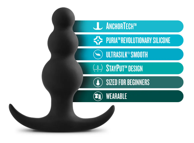 anchortech puria revolutionary silicone ultrasilk smooth stayput design sized for beginners wearable
