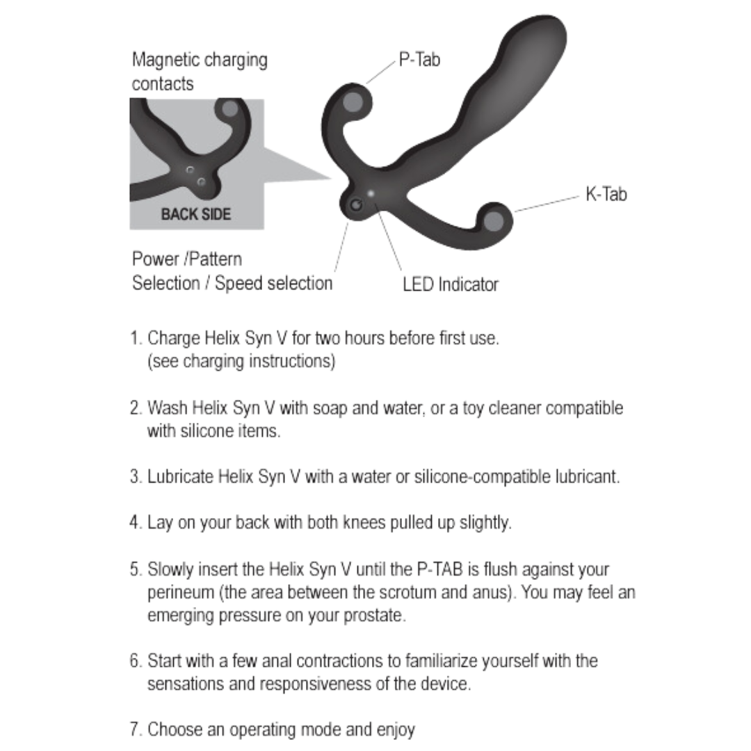 Aneros Helix Syn V Rechargeable Prostate Massager