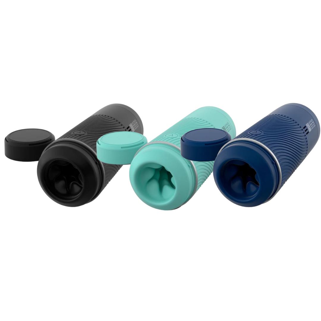 Arcwave Pow manual stroker with Suction Control, CleanTech Silicone, dual entry, and quick-dry ventilation lids.
Keywords: manual stroker, silicone stroker, Suction Control stroker, CleanTech Silicone sleeve, dual-entry stroker, portable male masturbator, hygienic stroker, premium manual stroker, waterproof stroker, natural suction stroker, travel-friendly stroker.