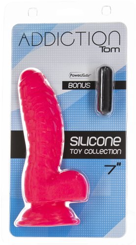 Addiction 100% Silicone Tom 7" Dildo