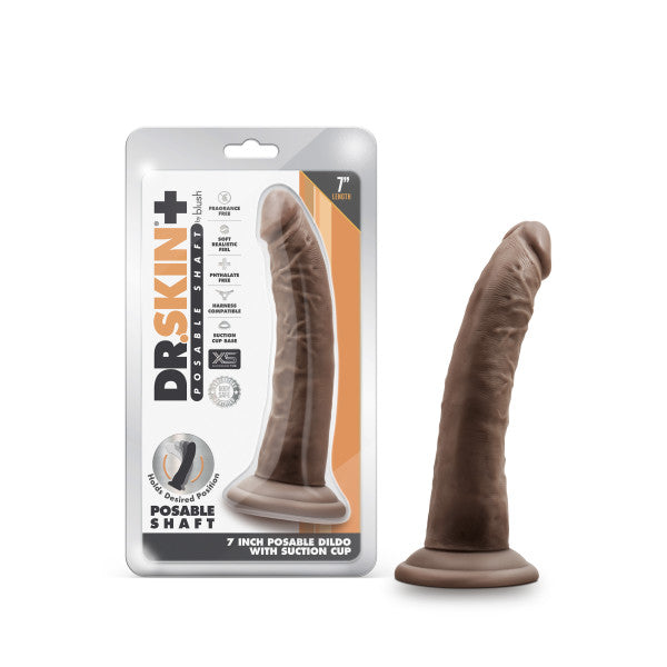 7" Dr. Skin Plus+ Poseable Dildo