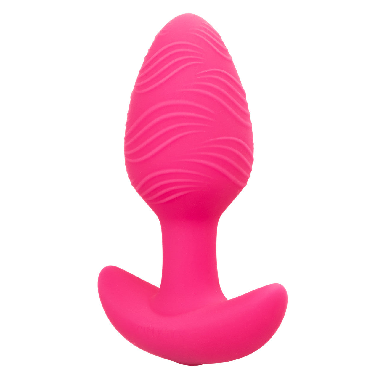 Cheeky Rechargeable Silicone Glow In The Dark Anal Butt Plug featuring 10 vibration speeds and a textured design for enhanced sensations. Waterproof (IPX7), USB rechargeable, and travel-friendly with a secure lock. Insertable length: 3.5 inches. Perfect for adventurous play!