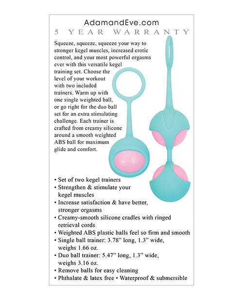 Adam and Eve's Kegel Training Set