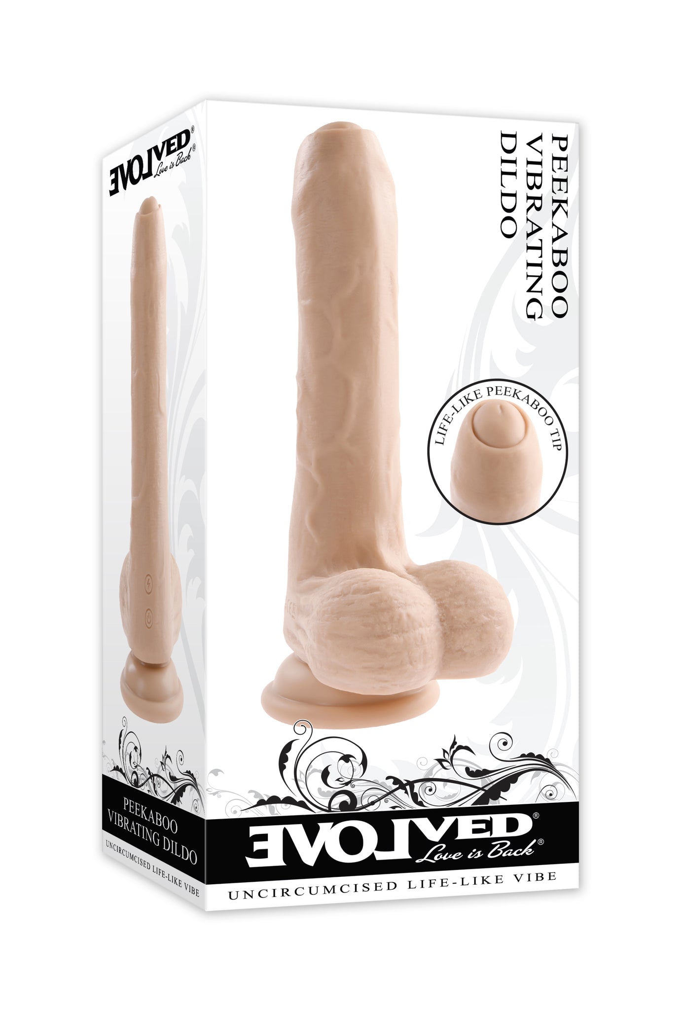 Evolved: Peek A Boo Vibrating Dildo