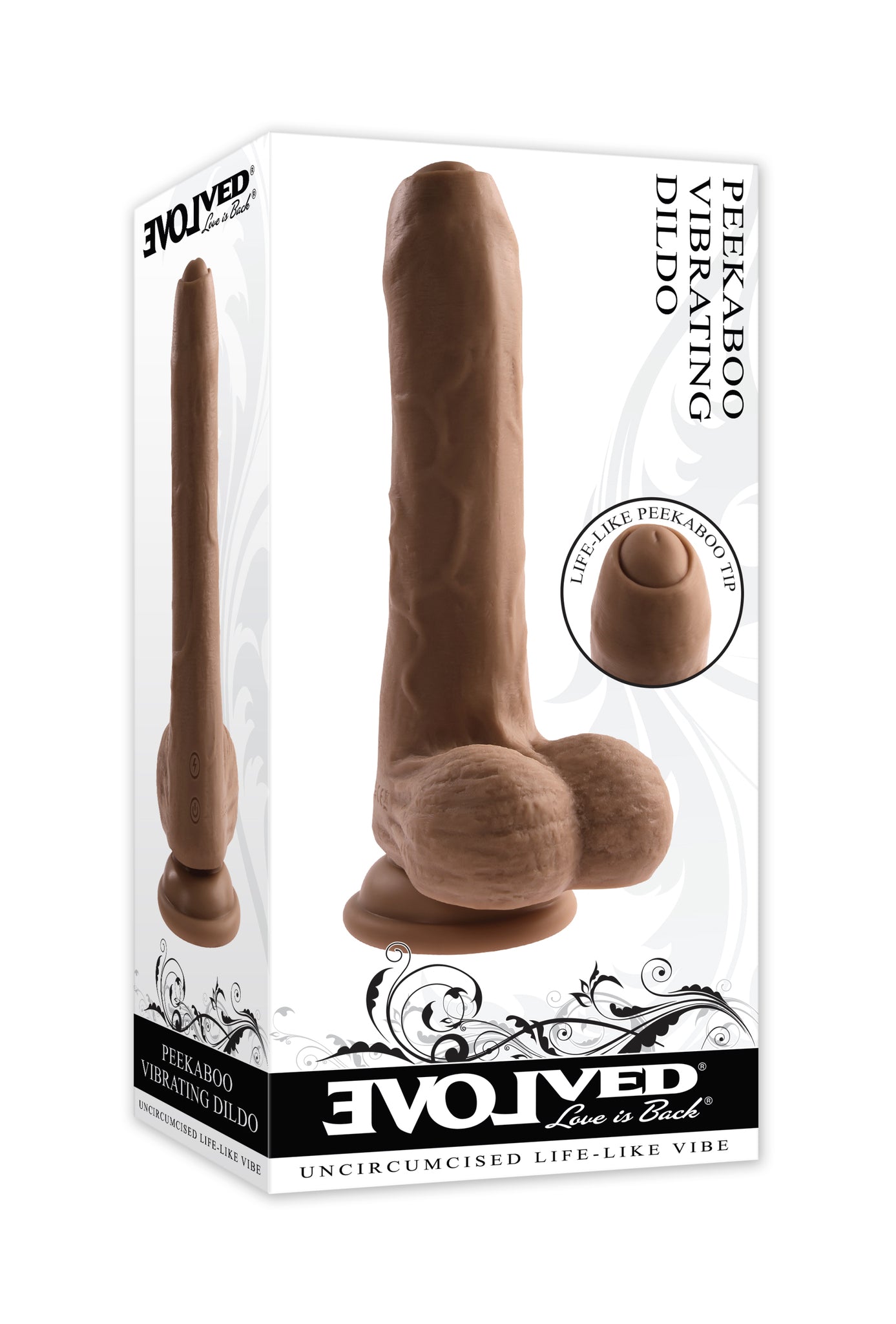 Evolved: Peek A Boo Vibrating Dildo