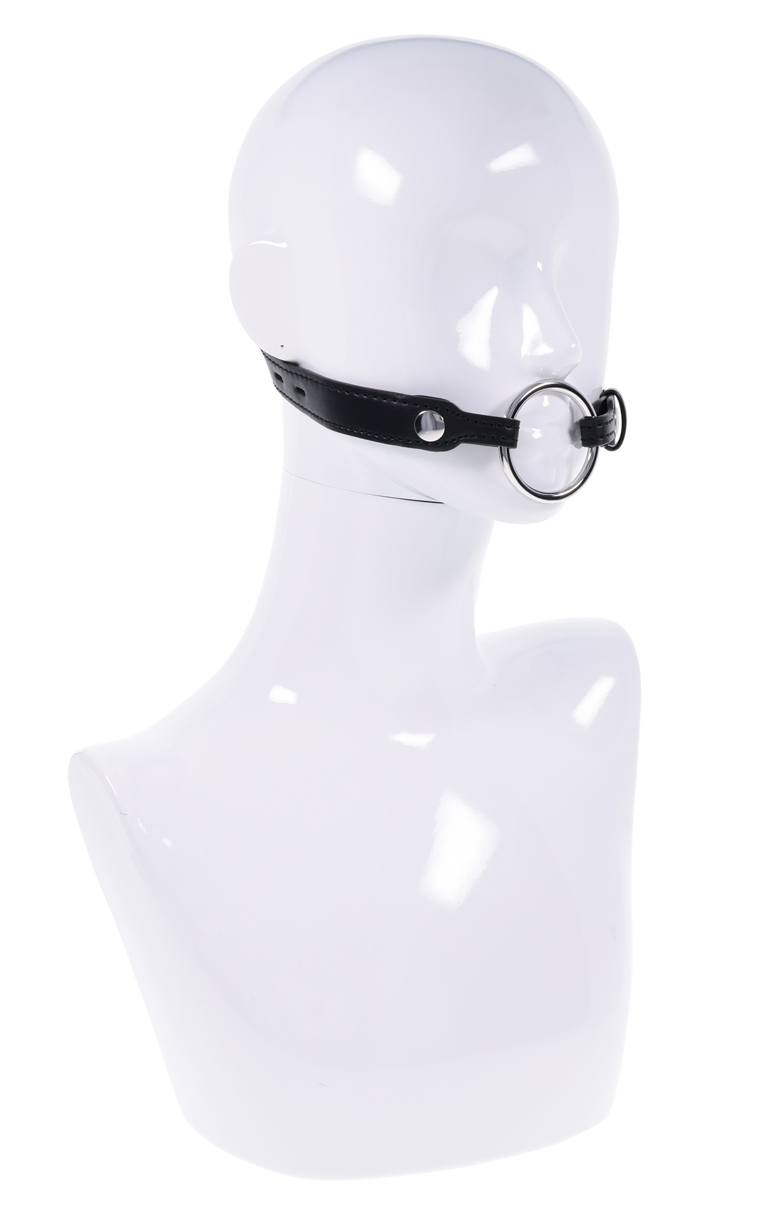 Edge ring gag, interchangeable ring gag, stainless steel gag, adjustable BDSM gag, versatile BDSM accessory, customizable ring gag, gag for power play