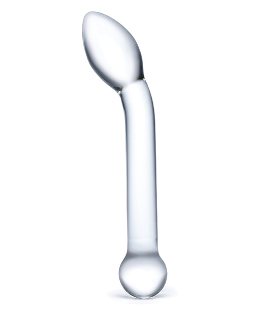 8" Gläs: Slimline G Spot Glass Dildo