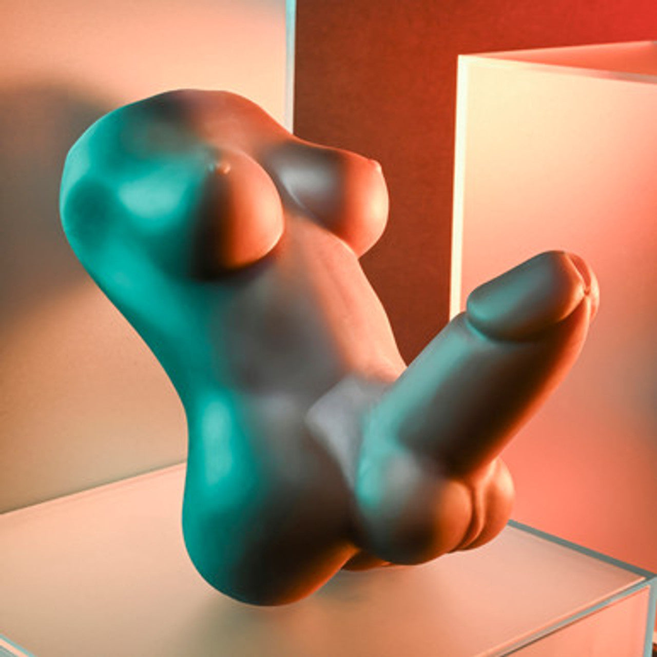 Curvy stroker available in light or dark, featuring textured channels, soft TPE material, waterproof design, and a vibrating cock ring.
multi-functional stroker, textured stroking channel, light stroker, dark stroker, TPE stroker, waterproof stroker, vibrating cock ring, ergonomic adult toy, phthalate-free stroker.