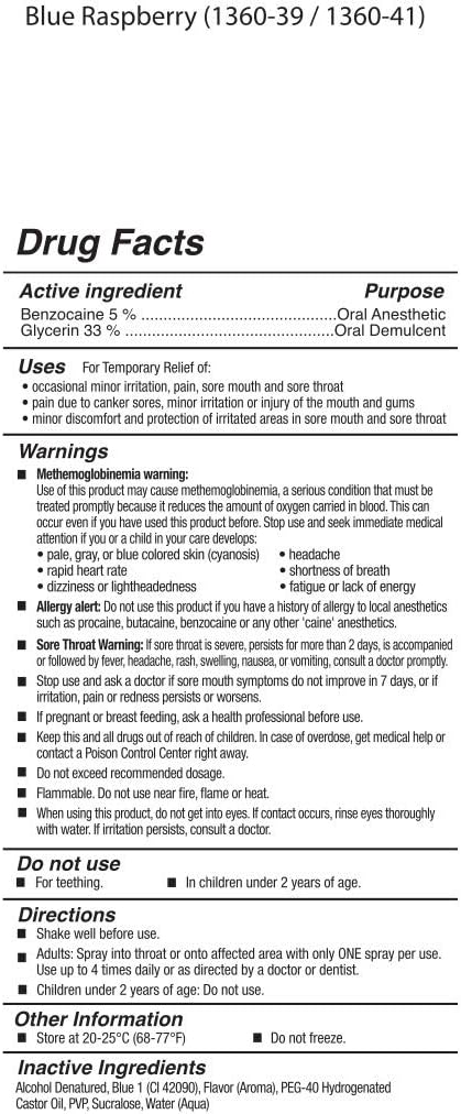 Goodhead Deep Throat To-Go Oral Anesthetic Spray Blue Raspberry - .33oz
Blue Raspberry GoodHead Deep Throat Spray, mild numbing agent, pocket-sized, gag reflex relief, and fresh breath enhancer.
Keywords: Deep Throat Spray, Blue Raspberry, throat desensitizer, numbing spray, gag reflex relief, travel-friendly, fresh breath, easy-to-use, made in America, Benzocaine 5%, oral intimacy enhancer.