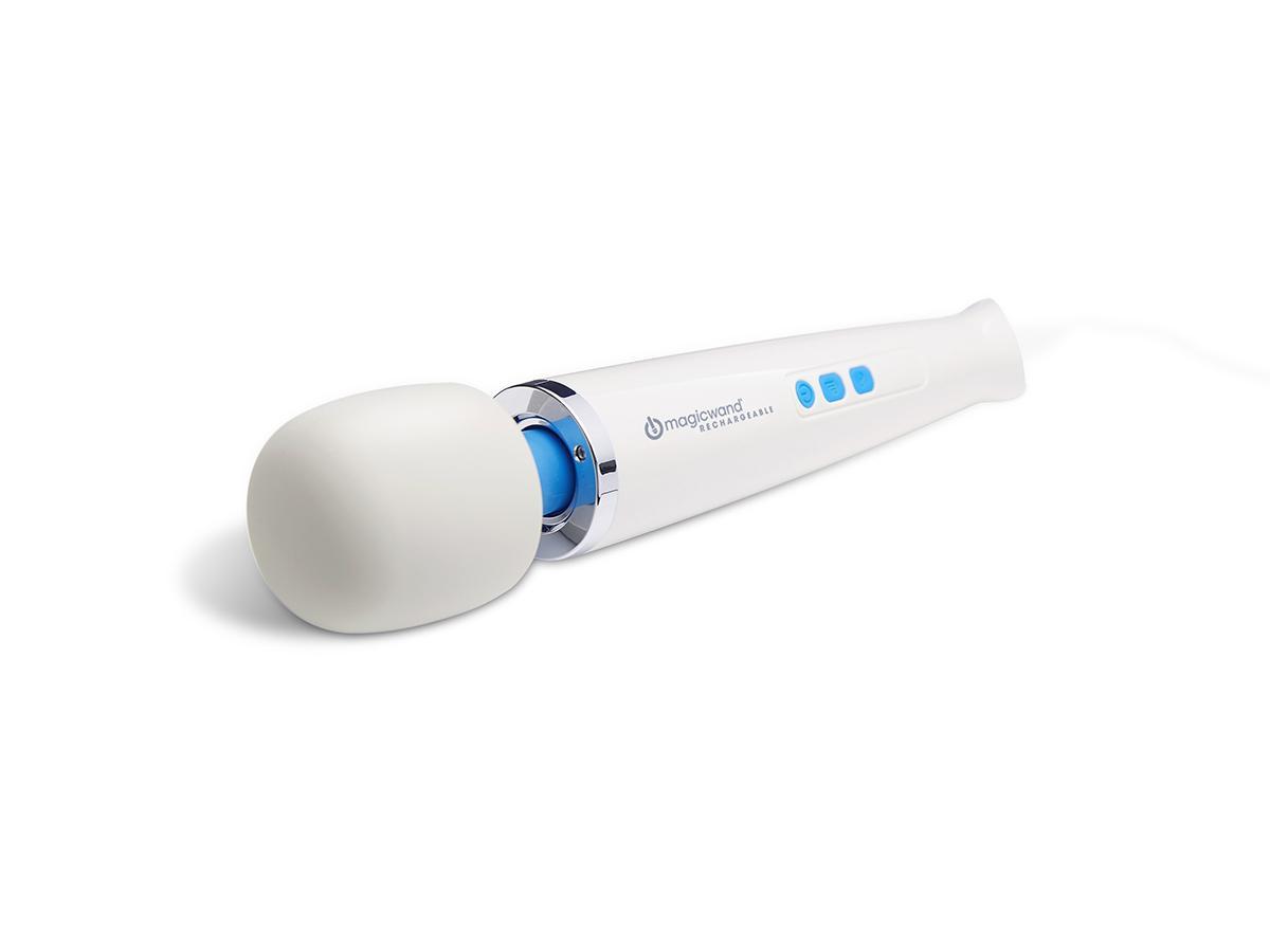 Magic Wand Rechargeable cordless massager with a soft silicone head, flexible neck, four speeds, and deep vibrations, delivering up to 6,300 RPM.
Magic Wand Rechargeable, cordless Magic Wand, Hitachi wand, rechargeable massager, 6,300 RPM massager, silicone head massage wand, four-speed massager, iconic Magic Wand, powerful massage wand, plug-and-play vibrator, Magic Wand with vibration patterns.