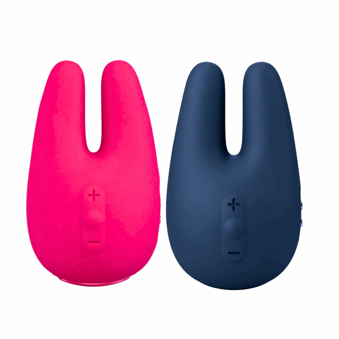 JimmyJane Form 2 Pro clitoral stimulator in pink or blue gray with dual motors, 25 vibration modes, waterproof design, and magnetic USB charging.
Keywords: JimmyJane Form 2 Pro, dual motor vibrator, clitoral stimulator, 25 vibration modes, waterproof vibrator, USB rechargeable toy, silicone vibrator, compact travel lock vibe, best-selling sex toy, luxury vibrator.