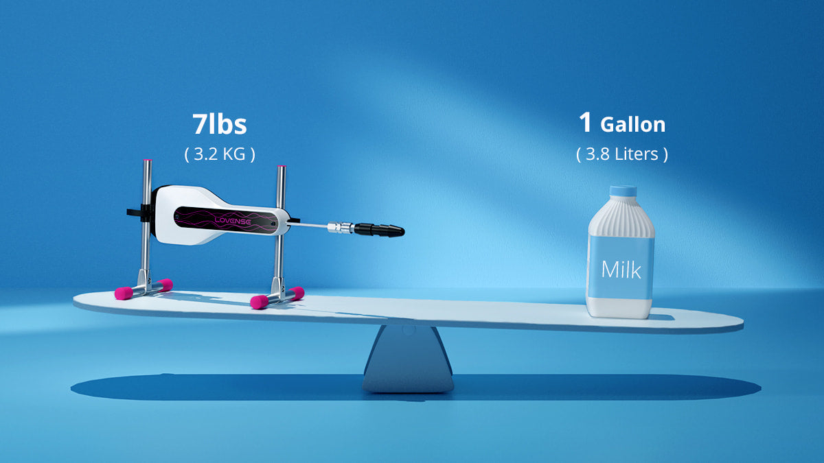 Lovense Bluetooth Sex Machine with dual thrusting arms, adjustable angles, and app control for shared or solo play, compatible with Vac-U-Lock dildos.
Lovense Bluetooth Sex Machine, app-controlled sex machine, Vac-U-Lock compatible thrusting toy, dual-arm sex machine, compact sex machine, cam star sex machine, customizable thrusting angles, high-speed sex machine, whisper-quiet thrusting toy.