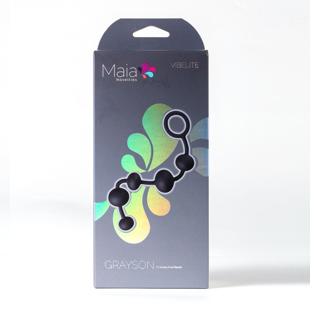 Maia: Grayson Silicone Anal Beads