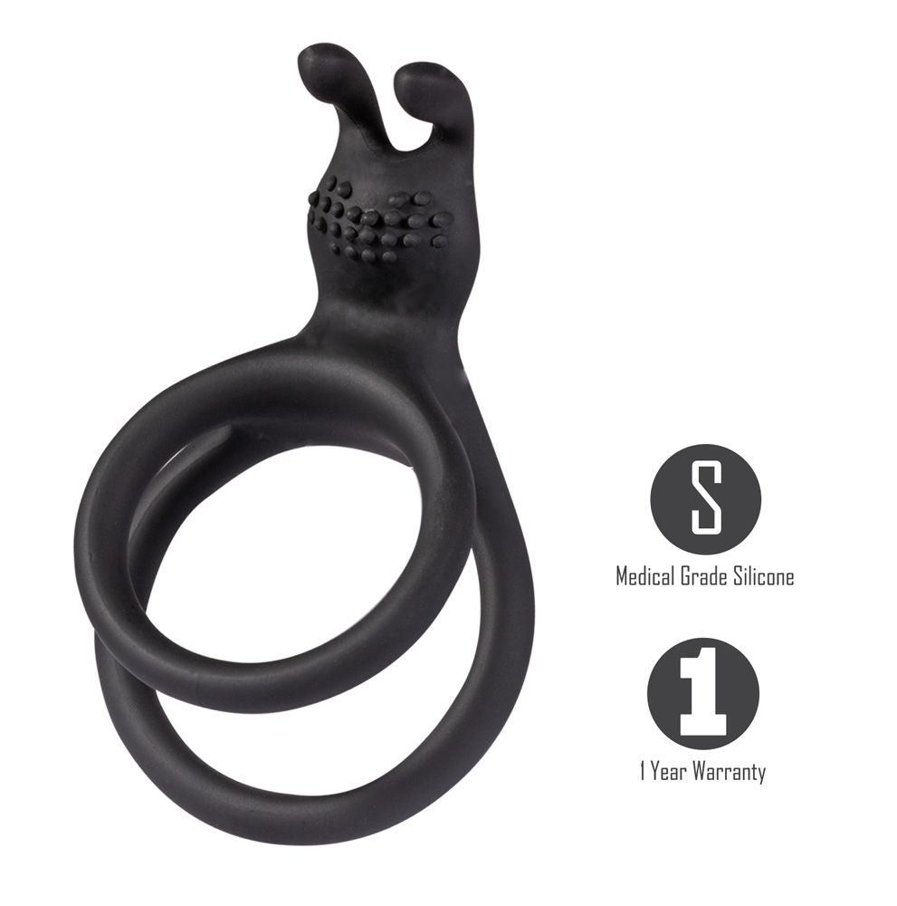 Atlas Siliicone Bunny Headed Cock Ring
