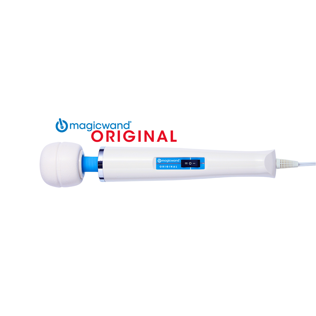 The Magic Wand Original, a legendary plug-in massager with two speeds, silicone head, flexible neck, and durable Japanese design.
Magic Wand Original, Hitachi Magic Wand, plug-in massager, corded vibrator, two-speed massager, authentic Magic Wand, silicone massage wand, powerful massager, stress relief wand, iconic Hitachi wand