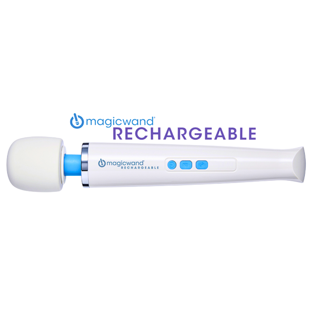 Magic Wand Rechargeable cordless massager with a soft silicone head, flexible neck, four speeds, and deep vibrations, delivering up to 6,300 RPM.
Magic Wand Rechargeable, cordless Magic Wand, Hitachi wand, rechargeable massager, 6,300 RPM massager, silicone head massage wand, four-speed massager, iconic Magic Wand, powerful massage wand, plug-and-play vibrator, Magic Wand with vibration patterns.