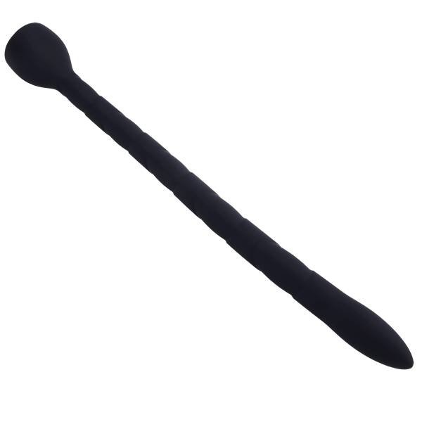 Deep Silicone Anal Snake: Extra-long silicone anal toy with 17-inch insertable length, ridged surface, and Vac-U-Lock compatibility.