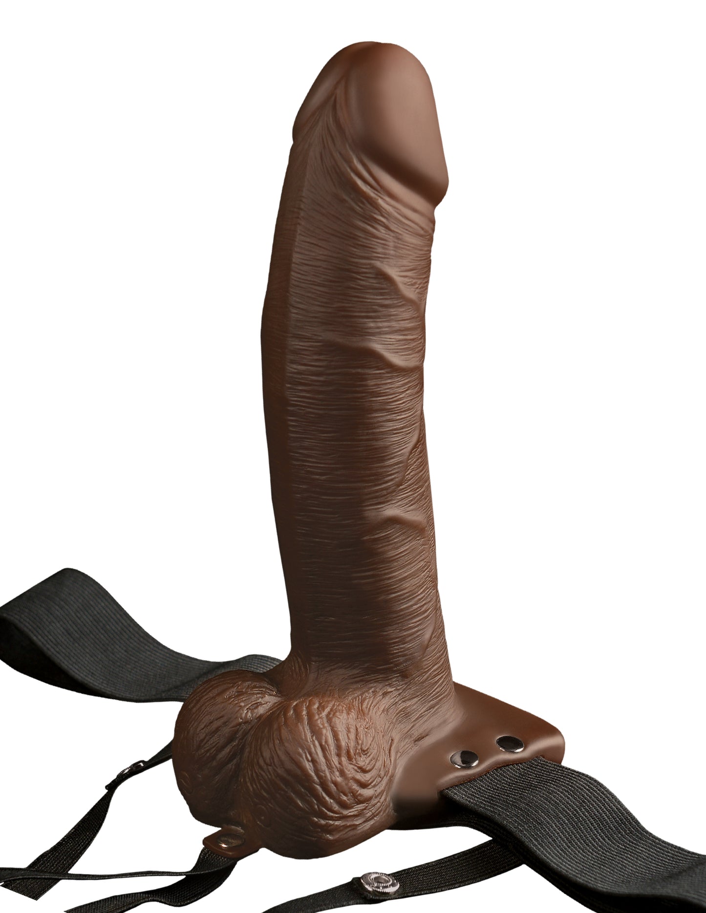8" Hollow Rechargeable Strap-On with Remote by Fetish Fantasy