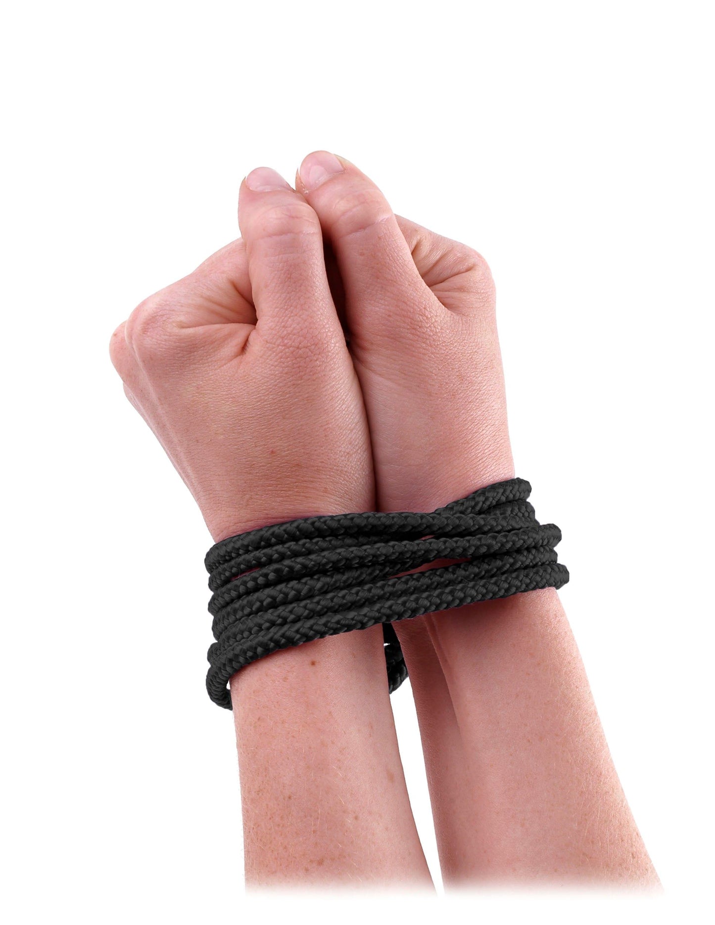 Fetish Fantasy: 6ft Mini Silk Rope (Black)