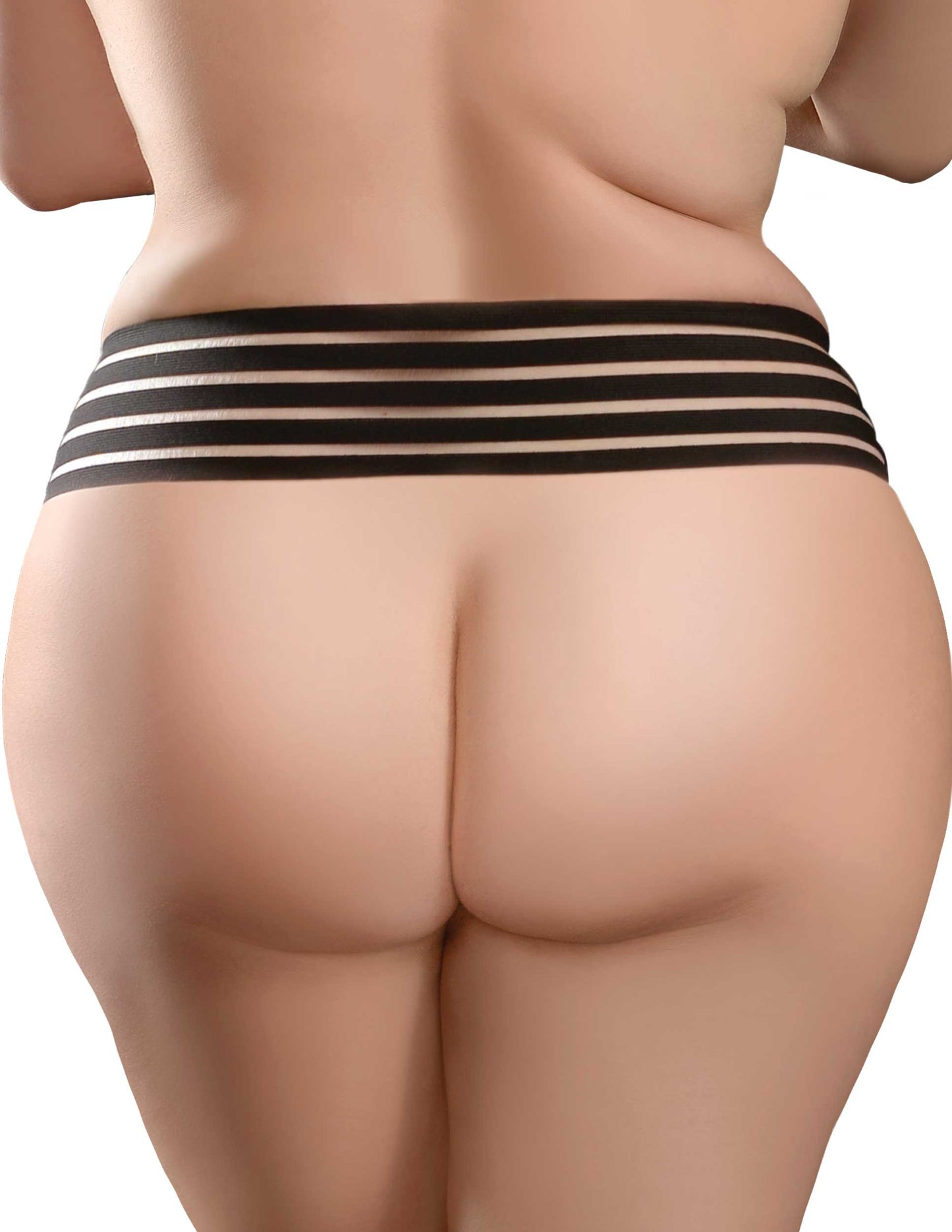 Hookup Panties: Crotchless Love Garter