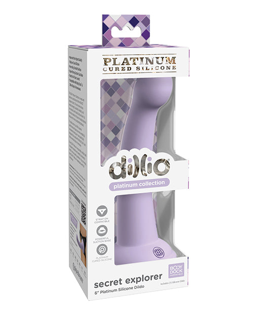 6" Platinum Secret Explorer Dong by Dillio