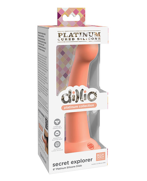 6" Platinum Secret Explorer Dong by Dillio