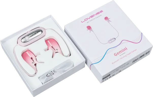 App-controlled vibrating nipple clamps with adjustable force, dual motors, and customizable settings, perfect for public play, BDSM, or solo use.
vibrating nipple clamps, app-controlled nipple toys, adjustable clamp pressure, Lovense Remote app, wearable nipple clamps, customizable vibration patterns, public play clamps, BDSM nipple clamps, rechargeable nipple toys, IPX6 water-resistant clamps.