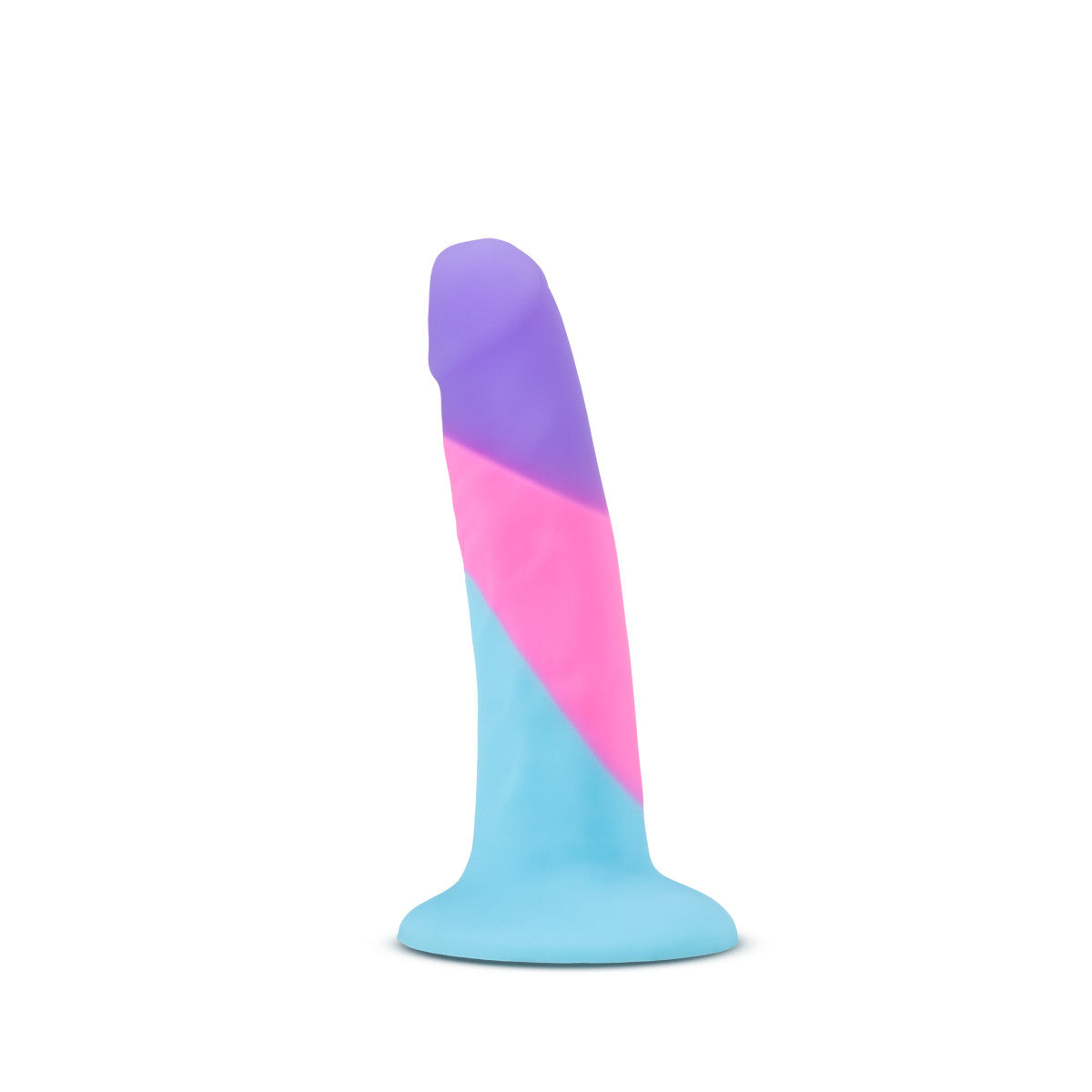 Avant D15 5-inch artisan dildo with smooth silicone finish, suction cup base, and harness compatibility for beginner-friendly pleasure.