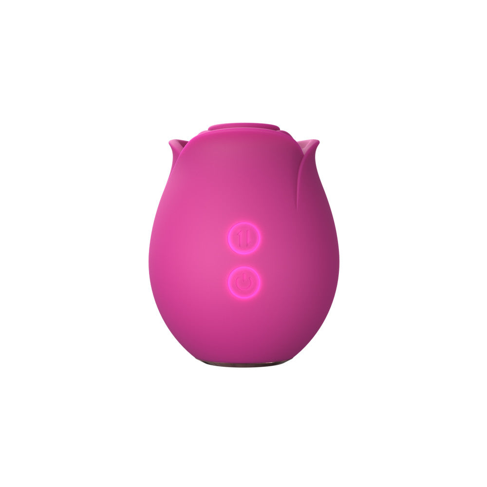 Pink rose silicone massager with Air Wave suction, 9 settings, 6 speeds, 3 patterns, splashproof, and USB rechargeable for clitoral and nipple play.
Blush Rose massager, rose silicone massager, Air Wave suction vibrator, clitoral stimulation, nipple play, 9 air wave sensations, 6 speeds, USB rechargeable, splashproof vibrator, body-safe silicone, elegant vibrator, travel-friendly massager.