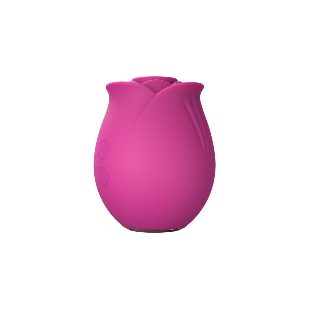 Pink rose silicone massager with Air Wave suction, 9 settings, 6 speeds, 3 patterns, splashproof, and USB rechargeable for clitoral and nipple play.
Blush Rose massager, rose silicone massager, Air Wave suction vibrator, clitoral stimulation, nipple play, 9 air wave sensations, 6 speeds, USB rechargeable, splashproof vibrator, body-safe silicone, elegant vibrator, travel-friendly massager.