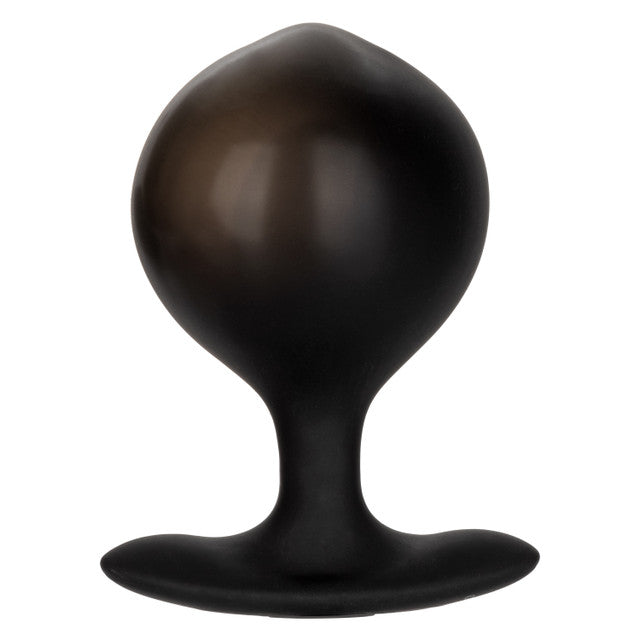 CalExotics Weighted Silicone Inflatable Plug with 1.2 oz weighted ball, customizable inflation, detachable hose, and quick-release valve for anal pleasure.
weighted inflatable plug, CalExotics inflatable anal plug, silicone anal plug, adjustable anal plug, weighted anal toy, customizable anal probe, phthalate-free inflatable plug, inflatable anal toy, quick-release anal plug, flexible silicone anal plug.