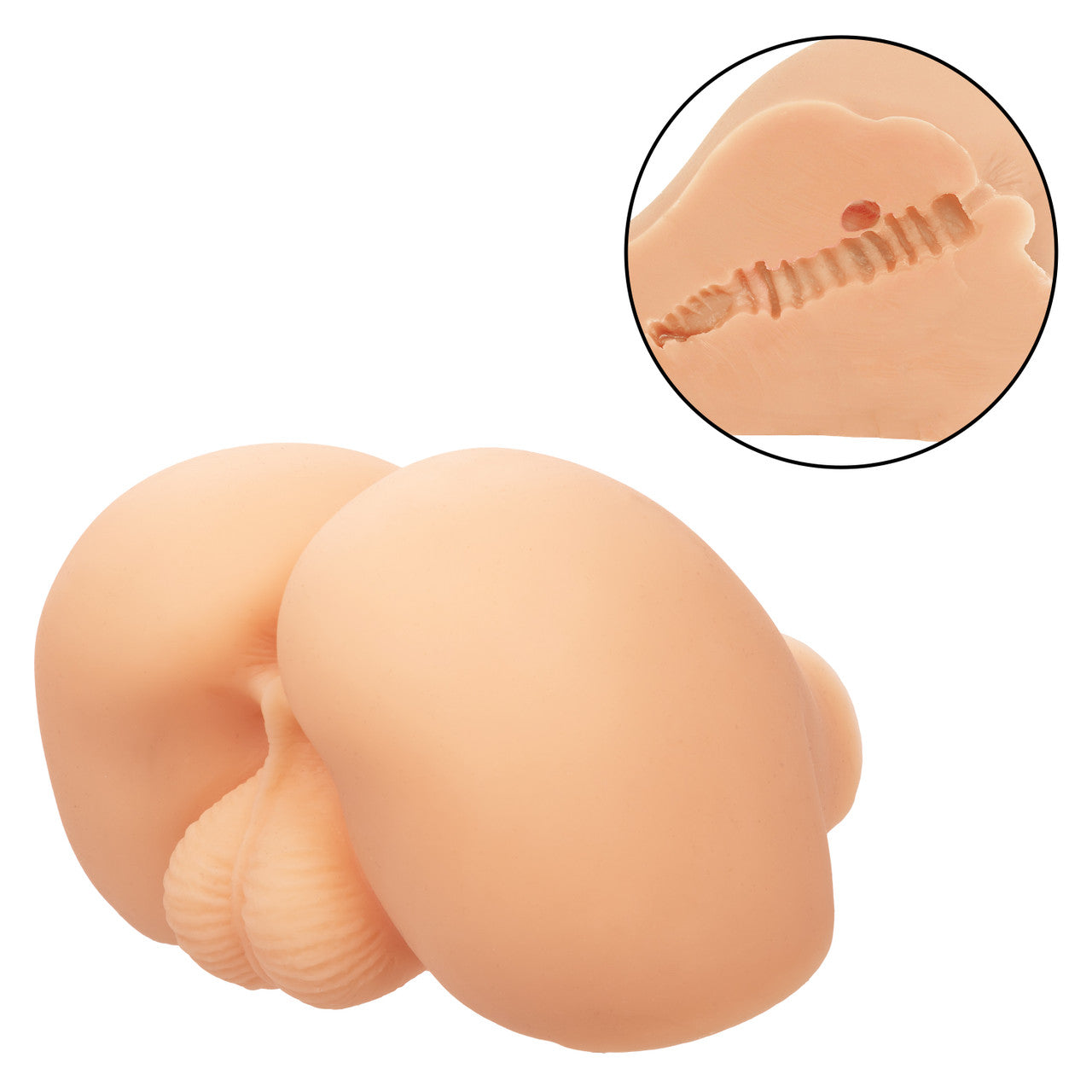 Cheap Thrills® The First Mate realistic stroker with lifesize ass and balls, made from soft Pure Skin® material for ultimate pleasure.
Keywords: lifelike stroker, realistic ass stroker, Pure Skin material, waterproof stroker, phthalate-free stroker, textured inner chamber, realistic male stroker, superior suction, lifelike sex toy