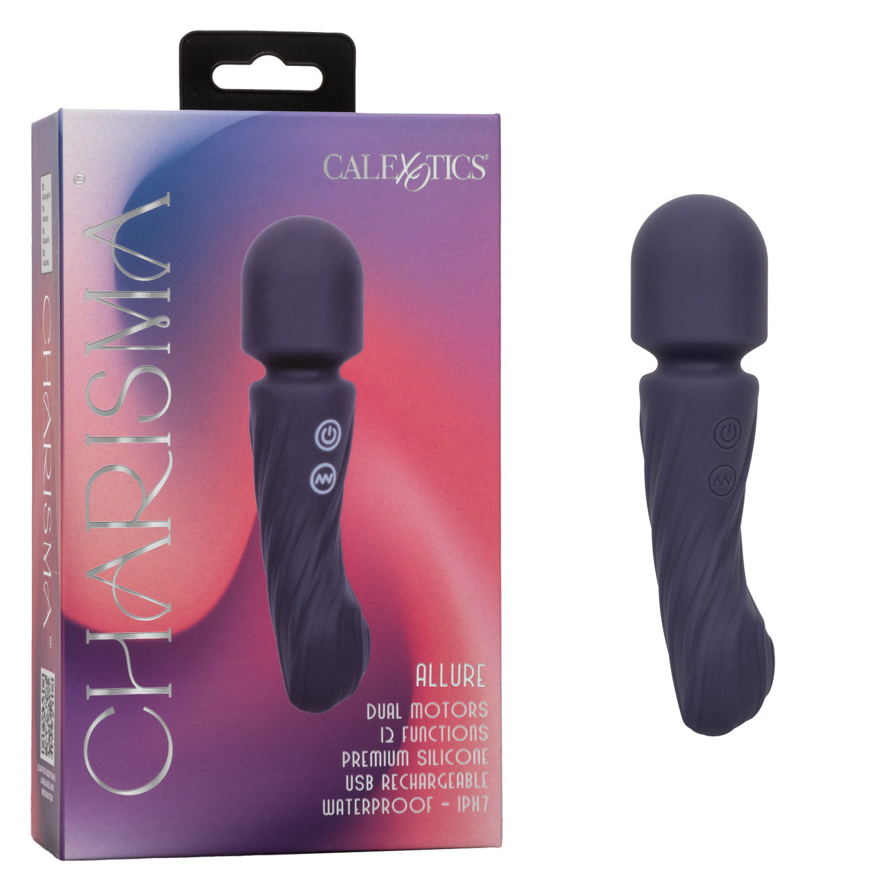 Charisma Allure dual-motor waterproof massager, featuring 12 vibration functions, ergonomic design, and USB rechargeability for personalized pleasure
dual-motor vibrator, waterproof IPX7 massager, rechargeable silicone vibrator, 12-function vibrating wand, flexible head massager, textured silicone massager, travel-friendly vibrator, USB rechargeable massager, blue vibrating wand
