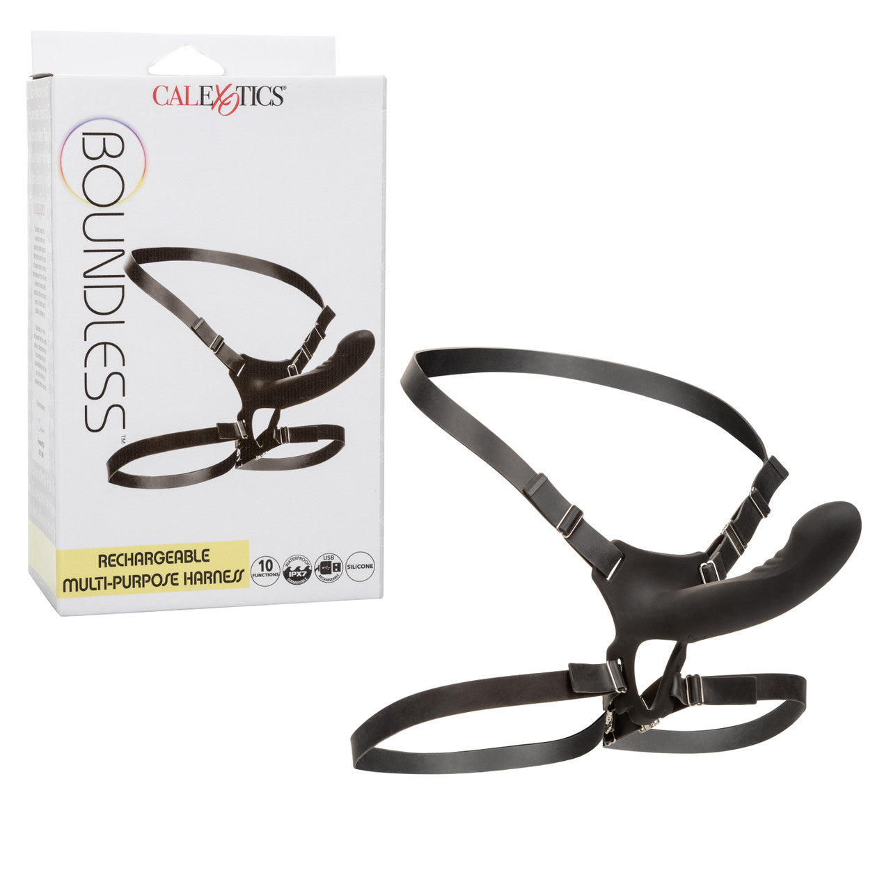 Boundless Rechargeable Multi-Purpose Harness with Silicone Probe