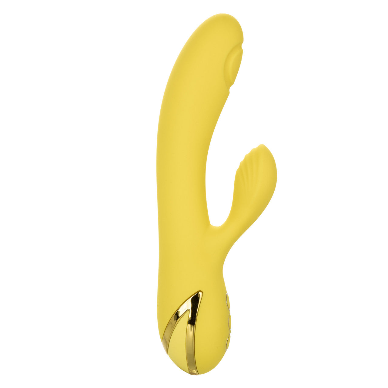 California Dreaming® San Diego Seduction rabbit vibrator with tapping clitoral teaser and G-spot shaft thumping.
rabbit vibrator with tapping, G-spot and clitoral vibrator, triple motor vibrator, silicone waterproof vibrator, rechargeable rabbit vibrator, customizable tapping vibrator, 10-function rabbit vibrator, 3-speed shaft vibrator, luxury yellow vibrator.