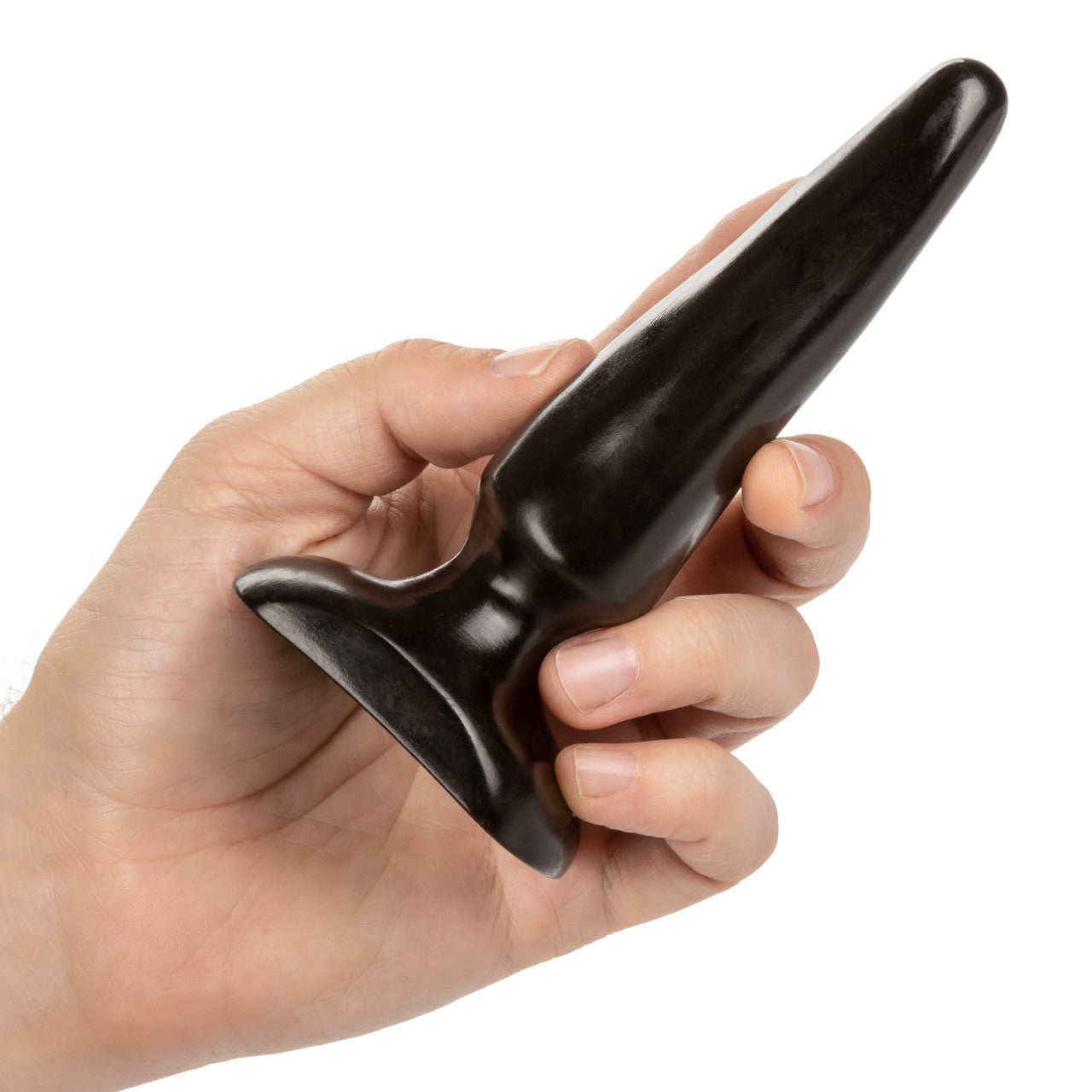 The COLT Anal Trainer Kit™ features three black, tapered anal plugs in graduated sizes, crafted from body-safe PVC for comfortable and safe exploration.