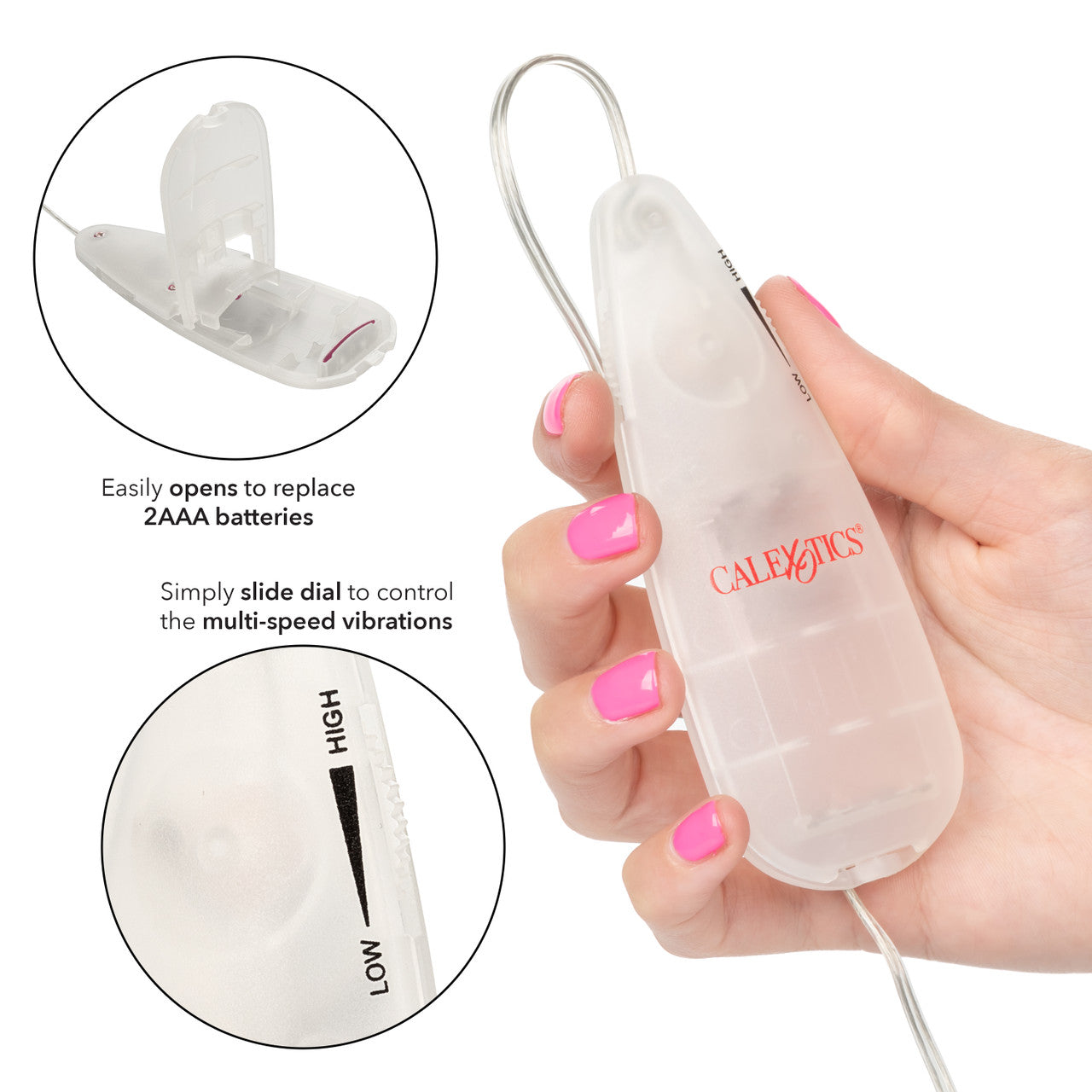 Slim Teardrop Bullet Vibrator