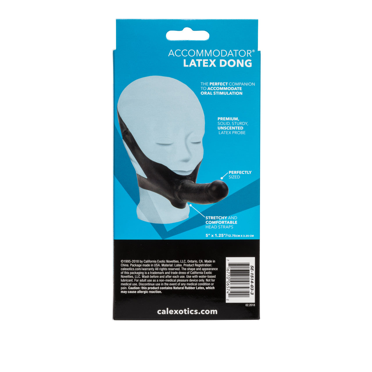 Original Accommodator Latex Dong (black)