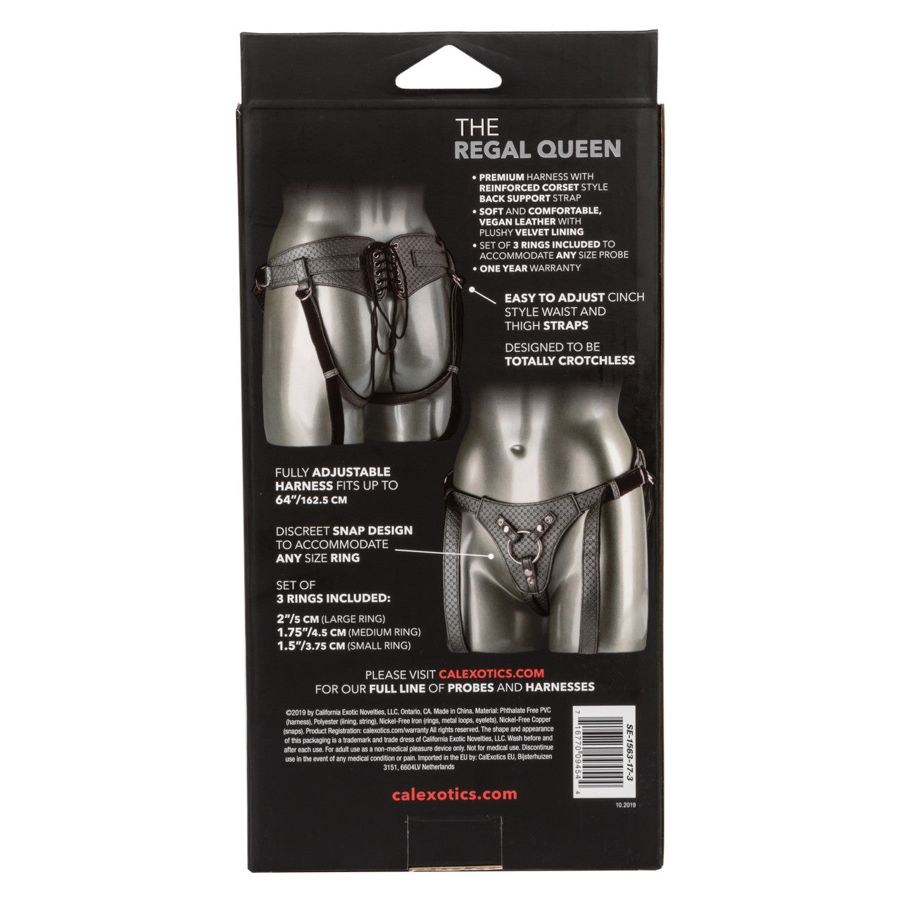 Her Royal Harness, The Regal Queen: Pewter Strap On Harness