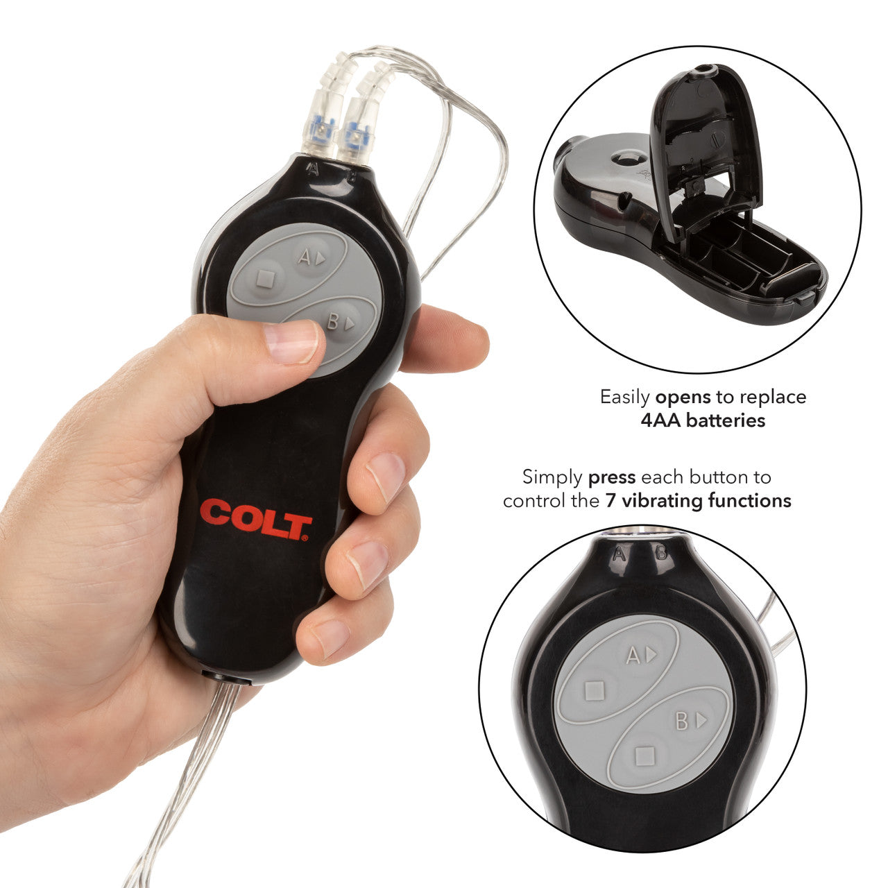 Colt: 7 Function Twin Bullets Vibrators