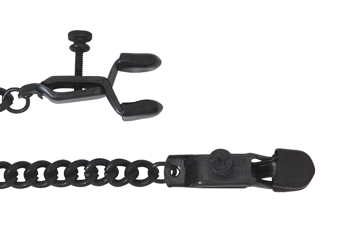 Blackline Adjustable Open Wide Nipple Clamps