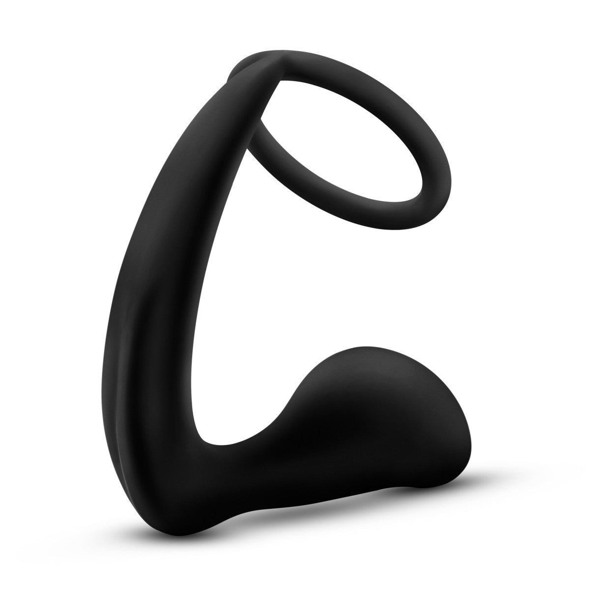 Silicone Cock Ring Plug with prostate stimulation, body-safe Puria™ silicone, and UltraSilk® smooth finish.
Keywords: prostate stimulation, dual-action cock ring, cock ring with plug, Puria silicone plug, body-safe prostate plug, UltraSilk smooth silicone, hands-free stimulation, black silicone cock ring, phthalate-free prostate plug, anal adventure plug.
